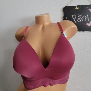 1154  LARGE  Victoria's Secret PINK wireless lightly Bralette NWT